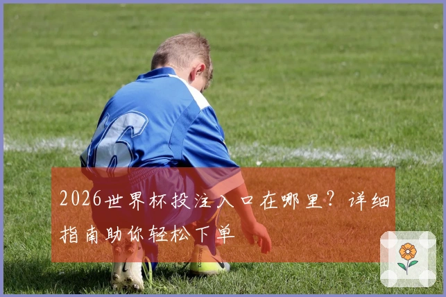 2026世界杯投注入口在哪里？详细指南助你轻松下单